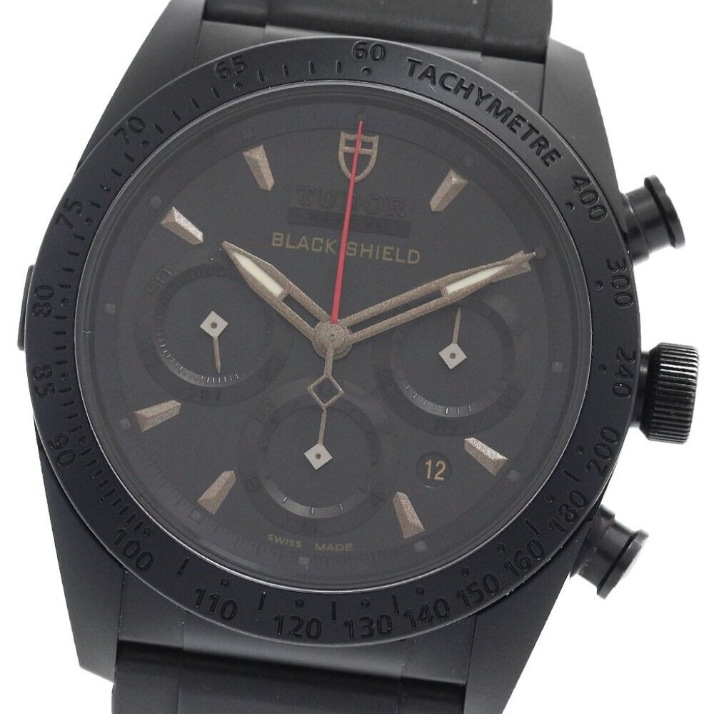 TUDOR Fast Rider Black Shield 42000C Chronograph Automatic Men's Watch_891637